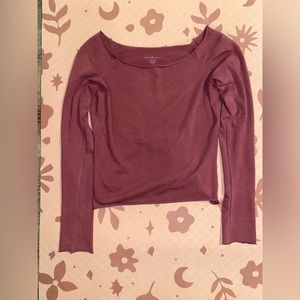 Brandy Melville Off the Shoulder Long Sleeve